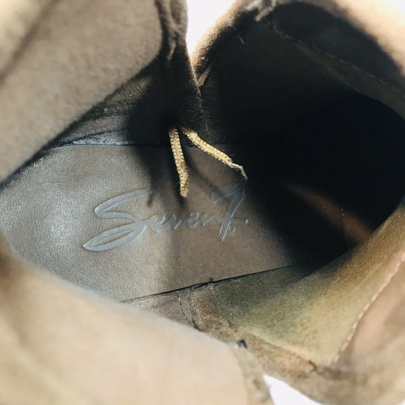 Seven7 Soho Vegan Leather Ankle Boots Size 10 EUC - Picture 6 of 8